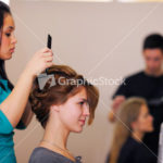 Beautiful Woman with  Luxury Makeup