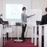 business people group on seminar