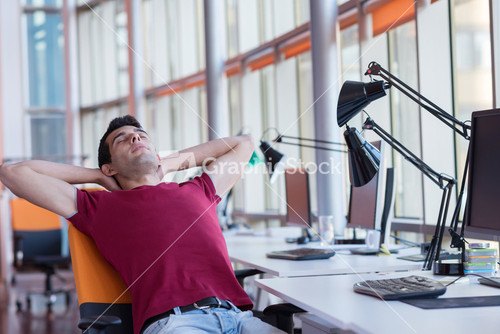 business man at the office