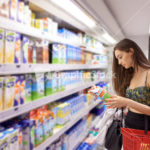 young woman shopping