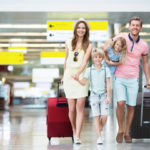Free family in airport