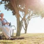 mature couple at park