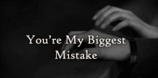my biggest mistake