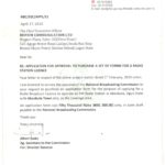 Radio Approval Letter