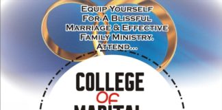 7 GREAT REASONS TO ATTEND COLLEGE OF MARITAL SUCCESS – NOVEMBER DIET